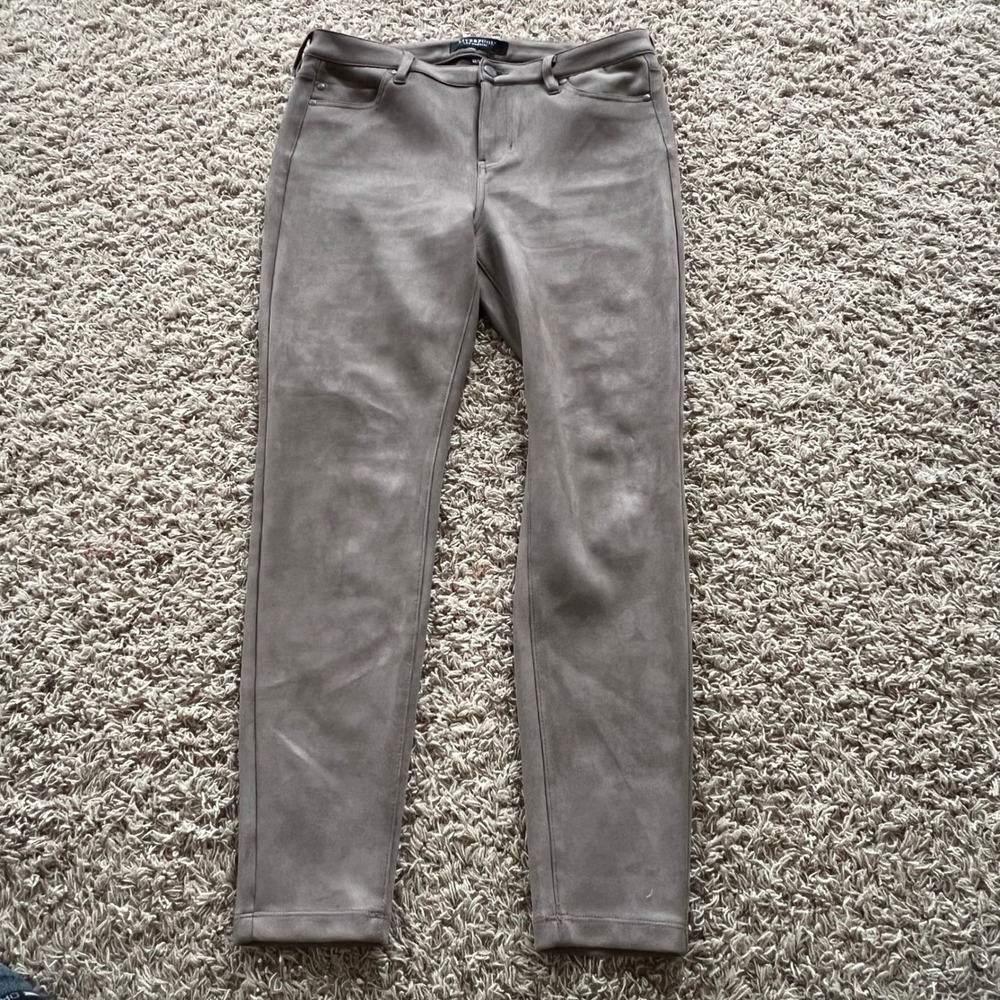 Liverpool Los Angeles Faux Suede Leggings Jeans‎ Slim Fit Pants Size 10/30